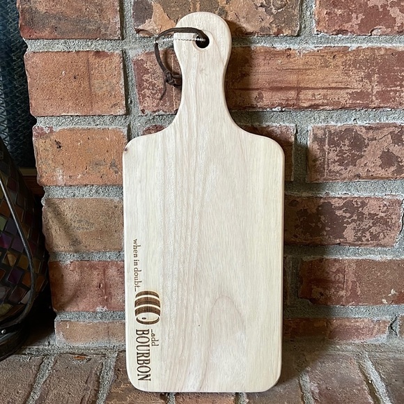 Layne Wilson Other - NEW "When in Doubt, Add Bourbon" Cheese Board
